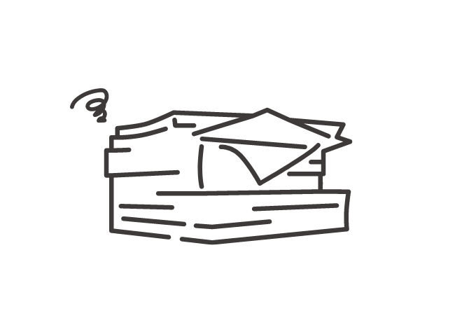 紙の納品書をデータで保存したい